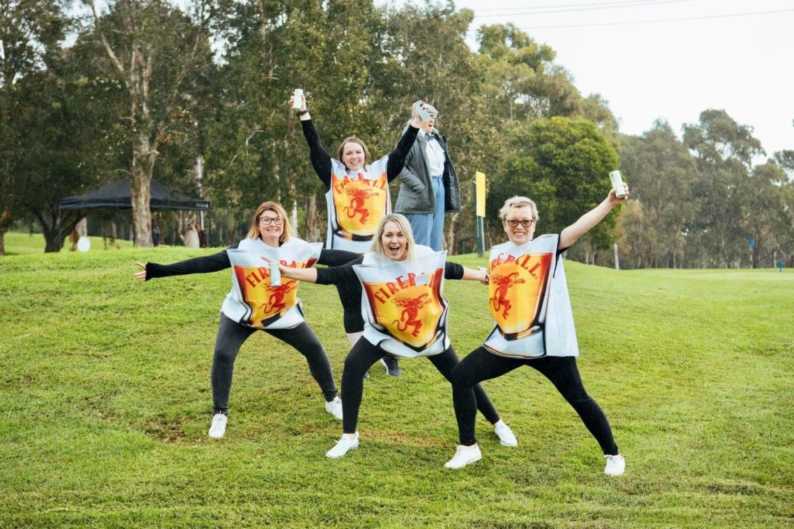 Melanie Silburn, Krystle Parker, Clare Ferguson and Carla Hiles attend Divas on the Green 2022