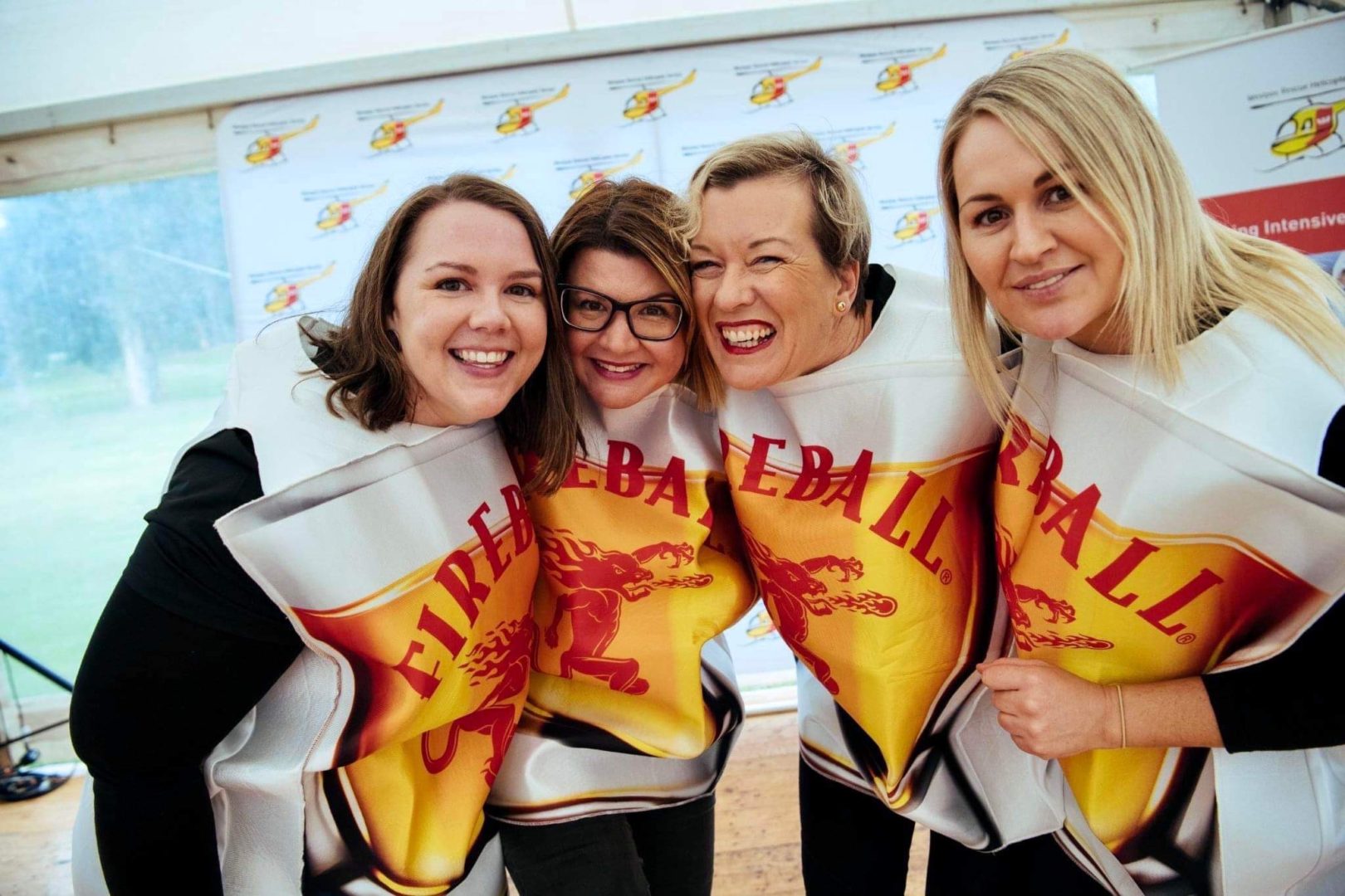 Melanie Silburn, Krystle Parker, Clare Ferguson and Carla Hiles attend Divas on the Green 2022