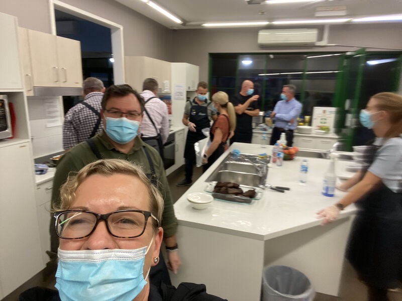 Clare Ferguson participating in CEO Walk In My Shoes