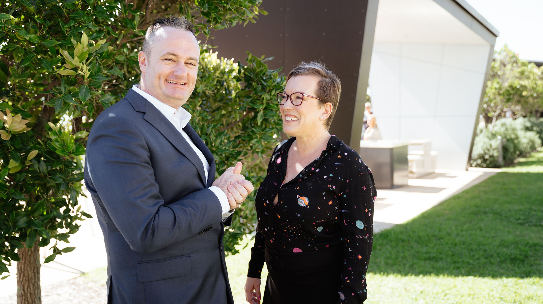 Partnership Package Simon Rutten Verve Executive Director Clare Ferguson Verve CEO (aka Chief Energy Officer)